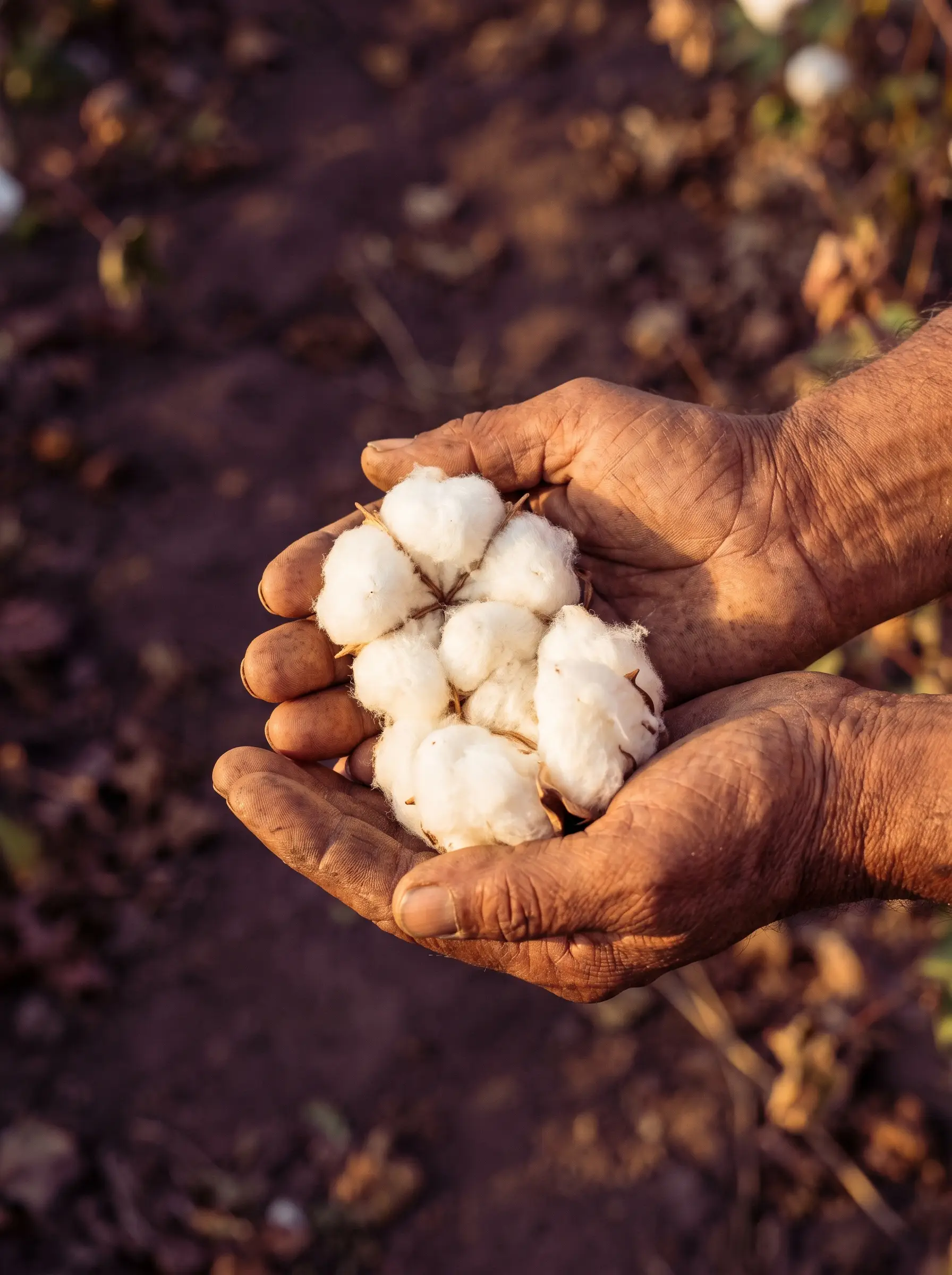 Raw organic cotton